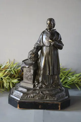 Beeld, Paus Pius IX - Legering - Tweede helft 19e eeuw