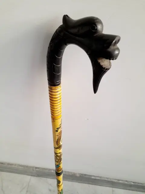 Wandelstok - Bamboe, Naaldhout - Tweede helft 20e eeuw