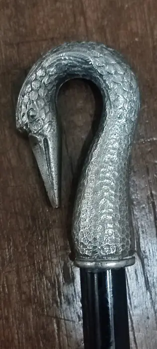 1000 zilveren wandelstokken (2) - 1000 zilver hout - Tweede helft 20e eeuw