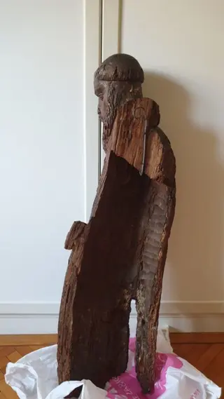 Beeld, Sint - Hout - Vermoedelijk 17e eeuws, mogelijk eerder