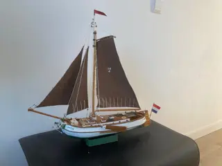Modelboot op schaal, anders Lemsteraak (1) - Hout - 12e eeuw