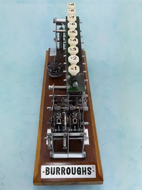 Rekenmachine/telmachine - Staal - Midden 20e eeuw