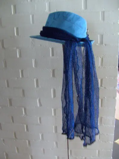 SJAALS, HAARBAND PARTIJ DKR BLAUW 18 STUKS NIEUW