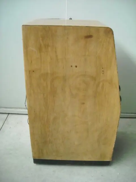 HMV 907 model televisie (1) - Hout - omstreeks 1938