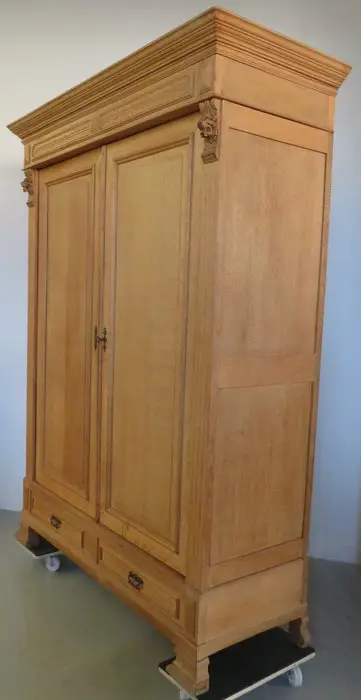 Boekenkast met leeuwenkoppen - Eik - Eind 19e eeuw