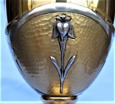 Kelk - Zilver, Zilver en verguld metaal - Midden 20e eeuw