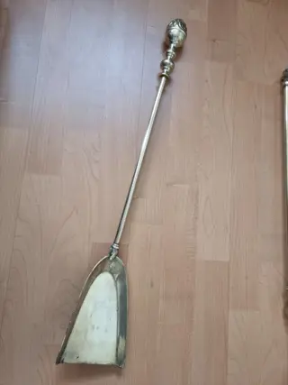 Fireplace set (5) - Messing - 20e eeuw