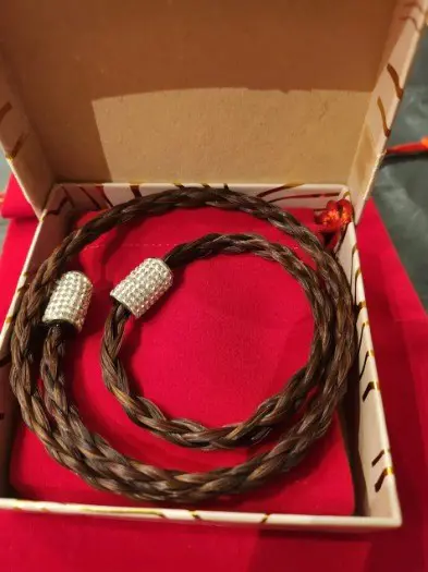 Kettingen_Set hand gemaakt van echt paardenhaar.