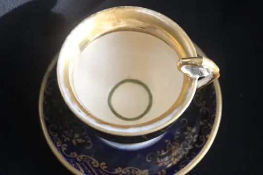 Nyon - 19e eeuwse Nyon (Zwitserland) porseleinen lunchbeker (1) - Porselein