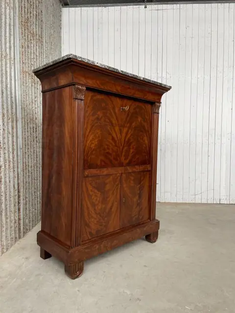 Secrétaire à abattant - Empire - Mahonie - 1820