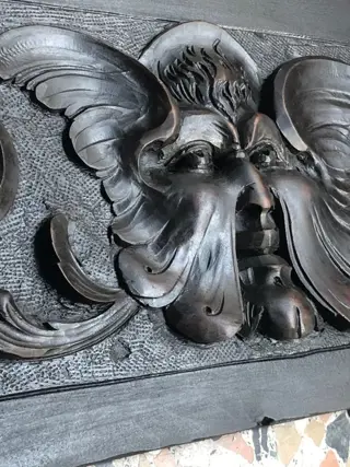 Reliëf - Renaissancestijl - Walnoot - Eind 19e eeuw