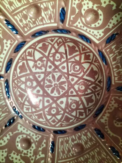 Manises Reflejó Metálico - Manises Reflejó Metálico - Schotel (1) - Renaissancestijl - Aardewerk