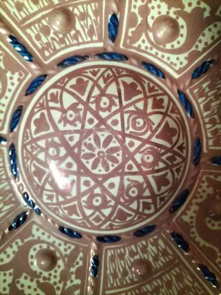 Manises Reflejó Metálico - Manises Reflejó Metálico - Schotel (1) - Renaissancestijl - Aardewerk