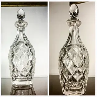 Le Creusot/Baccarat & St.Louis - sterke drank karaf (1) - Kristal