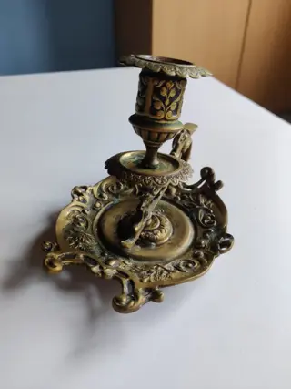 Kandelaar - Messing - Begin 20e eeuw
