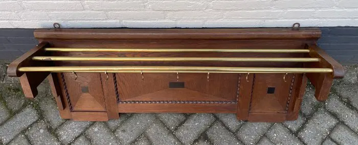 Amsterdam School coat rack - Messing - ca. 1920