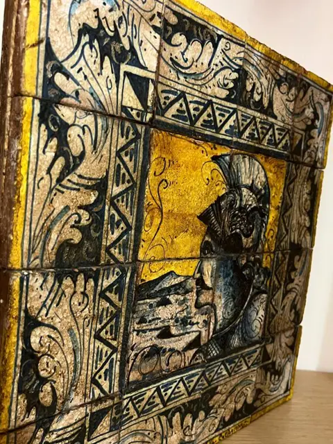 Caltagirone - Tegel afbeelding - Aardewerk