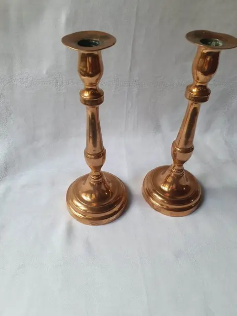 Kandelaar (2) - Legering - Eerste helft 20e eeuw