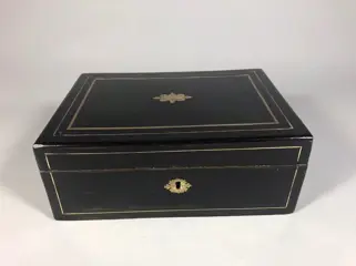 Juwelendoosje - Napoleon III - Messing, Bois noirci - Tweede helft 19e eeuw