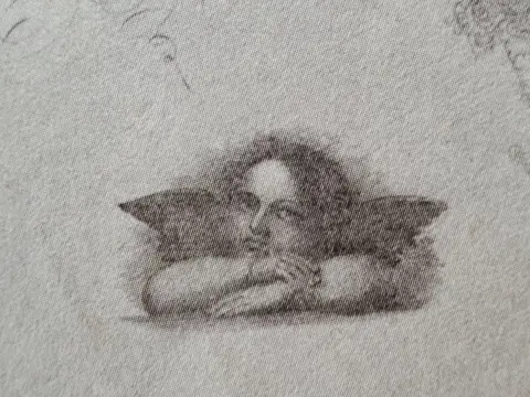 Rijkelijk versierd Onze Vader - Papier - 19e eeuw