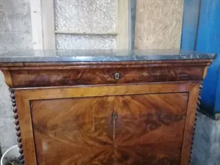 Secrétaire - Louis Philippe stijl - Mahonie - 19e eeuw