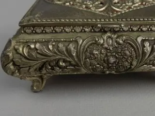 Antieke religieuze doos - Barok - Brons - 19e eeuw
