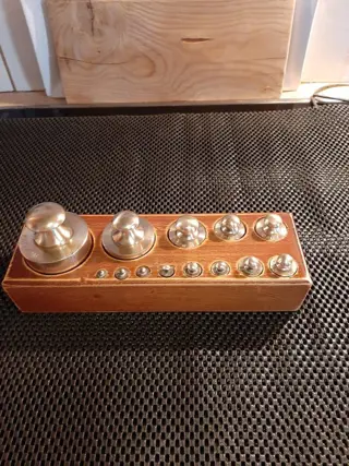 gewichtenblok (1) - Messing - 20e eeuw