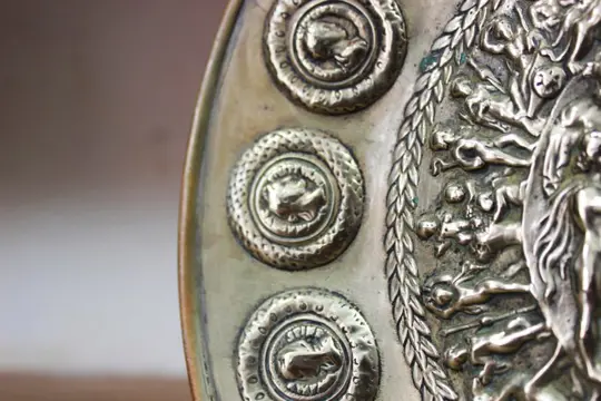 Bord, Schaal/kom (1) - Brons - Begin 20e eeuw