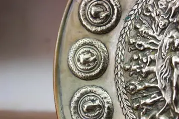 Bord, Schaal/kom (1) - Brons - Begin 20e eeuw