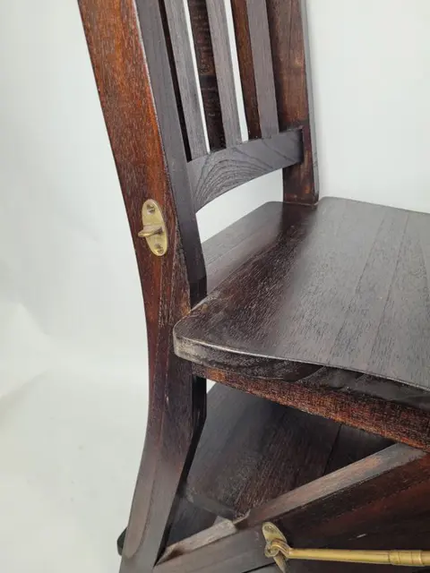 Metamorphic Library Steps - Teak - 20e eeuw