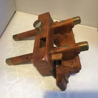 Veerploeg schaaf (Grooving plane), T.J.Gardner, Bristol - Hout, Koper, ijzer - 19e eeuw