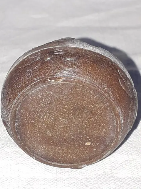 Franse antieke pillendoos / Keepsake Box - Hars - Rond 1900