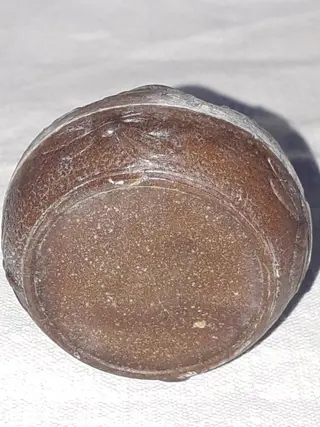 Franse antieke pillendoos / Keepsake Box - Hars - Rond 1900