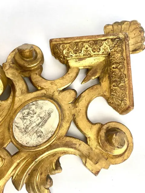 Paar decoraties (2) - Hout - Begin 19e eeuw