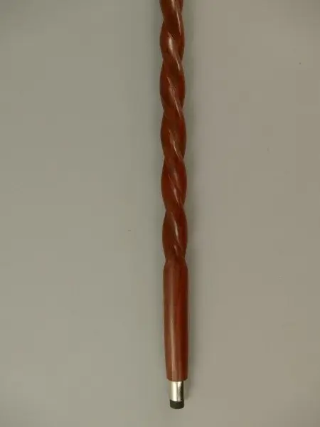 Wandelstok - Hout, Messing - 20e eeuw