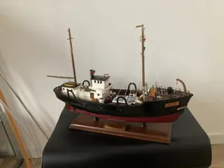 Scheepsmodel op schaal, anders kotter vissersschip (1) - Hout - anders 21 e eeuw