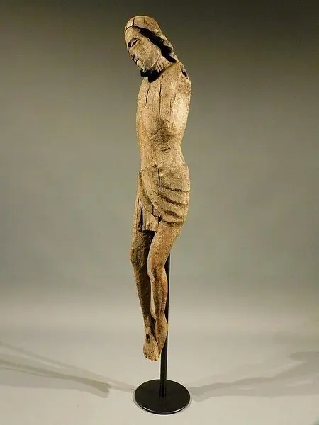 Corpus Christi, 51 cm. - Hout - Eind 18e eeuw