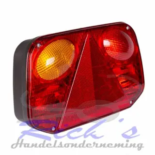 Achterlicht Radex 2800 240 x 145 mm connector