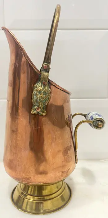 Bunker - Brons (verguld), Keramiek, Koper - Midden 19e eeuw