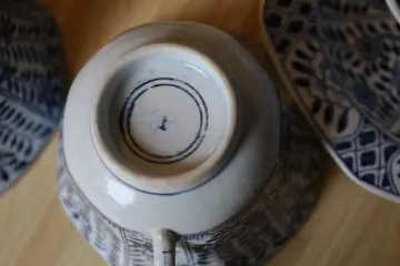 Regout - Petrus Regout - cups and saucers (10) - Aardewerk