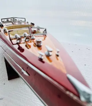 Modelboot op schaal, Monte Carlo Typhoon runongeveer 70cm - Hout, Mahonie - 2018