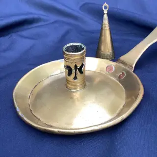 Twee blakers (2) - Messing - 19e eeuw