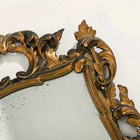 Spiegel in verguld snijwerk - Hout - Begin 20e eeuw