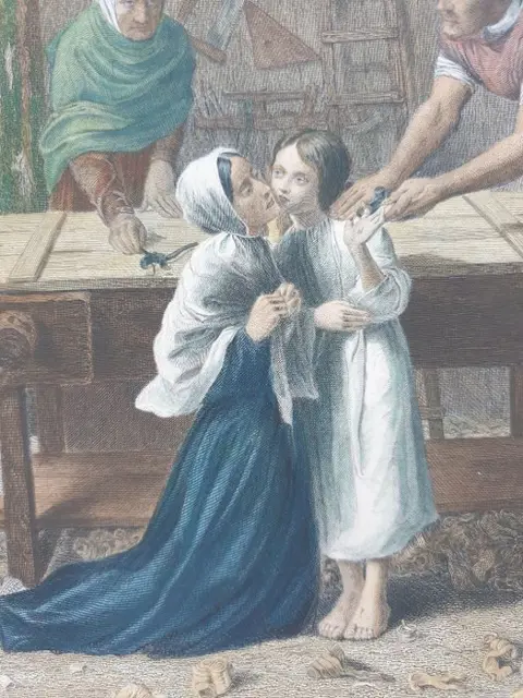 Christus in het huis van zijn ouders ('The Carpenter's Shop') - Papier - Eind 19e eeuw