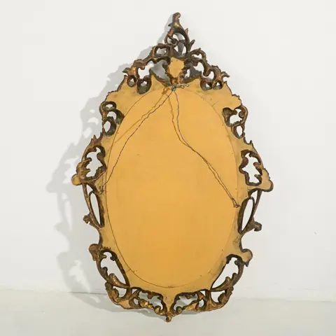 Rococo spiegel in verguld snijwerk - Rococo stijl - Hout - omstreeks 1900