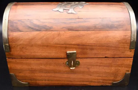 Doos - Hout, Messing - Eerste helft 20e eeuw