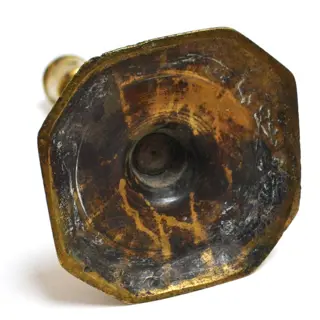 Kandelaar - Messing - Begin 18e eeuw