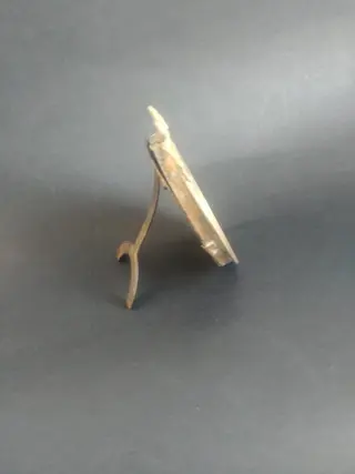 Kleine ovale lijst in verguld bronzen Lodewijk XVI-stijl - Brons (verguld) - Begin 20e eeuw