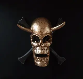 Masker - 30 cm - Hout - Eerste helft 20e eeuw