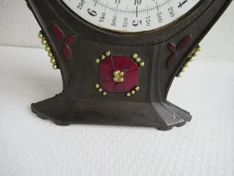 Antieke gietijzeren JUGENDSTIL weegschaal - Duitsland- ca. 1920 - gietijzer - Begin 20e eeuw